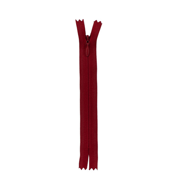 CREMALLERA POLIESTER INVISIBLE 30CM ROJO TINTO 103