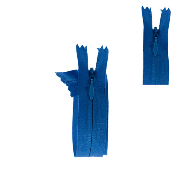 CREMALLERA POLIESTER INVISIBLE 50CM AZUL REY 21