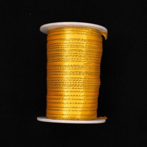 CINTA RASO LUREX DORADO CHINA 1093 7MM #1 AMARILLO