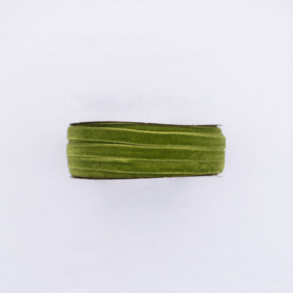 CINTA VELVET 7MM VERDE 3327