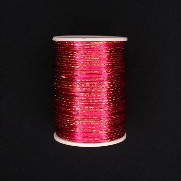 CORDON SEDA LUREX DORADO FUCSIA 36