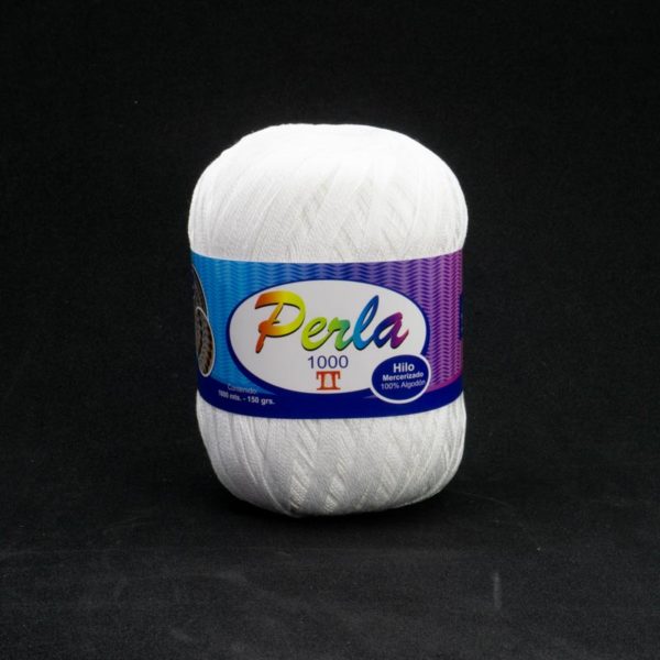 HILO PERLA PACA 150GMS (1000 MTS) BLANCO 9947