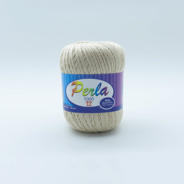 HILO PERLA PACA 150GMS (1000 MTS) CHAMPAÑA 6302
