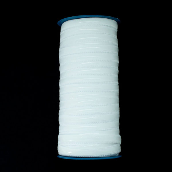 ELASTICO PLANO SILICONADO H 011 5/12 12MM BLANCO 0002