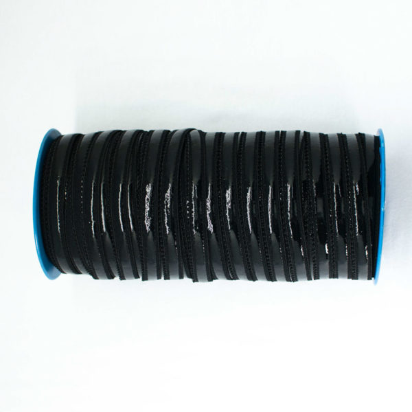 ELASTICO PLANO SILICONADO H 011 5/12 12MM NEGRO 9109