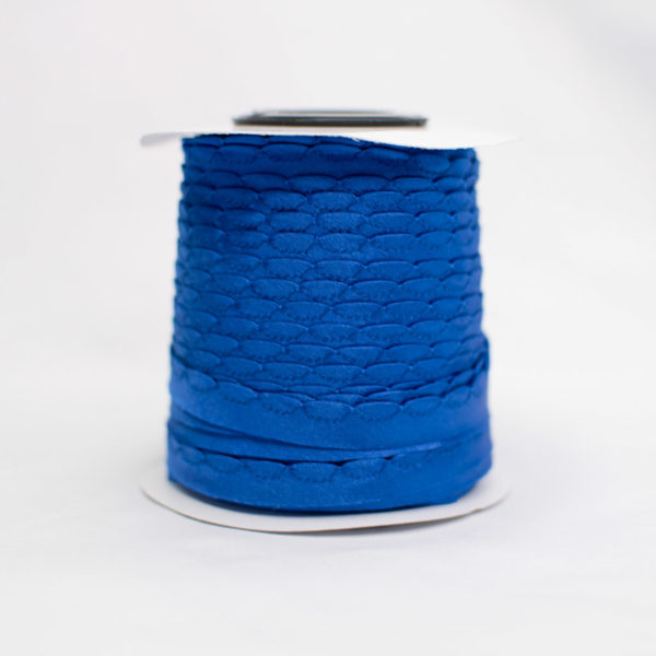 SESGO SATIN ONDULADO AZUL REY 692