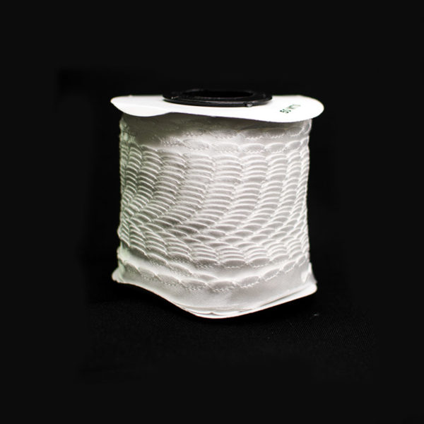 SESGO SATIN ONDULADO BLANCO 1