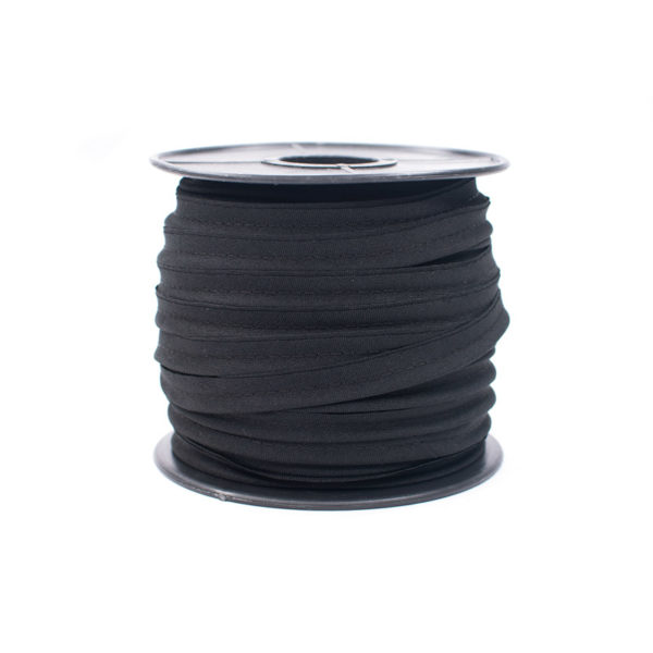 SESGO POLIESTER EMPITADO NEGRO 9990