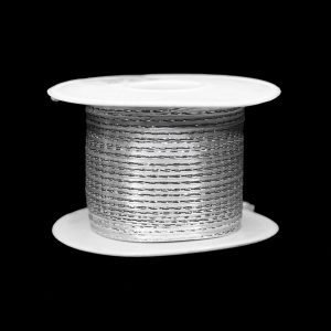 CINTA RASO LUREX PLATA CHINA 1090 3MM #0 BLANCA