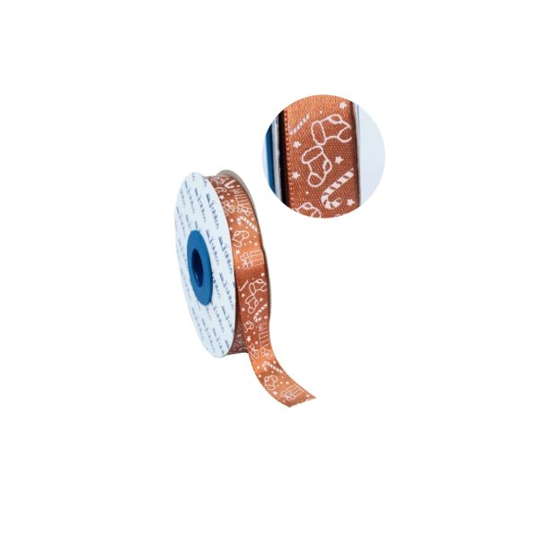 CINTA RASO ESTAMPADA BERNABE 16MM 3088 CAFE (2209)